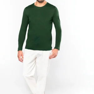 K359 - T-shirt uomo manica lunga girocollo