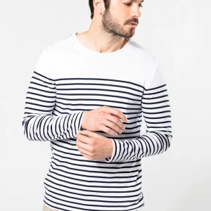 K366 - Maglia uomo alla marinara Breton manica lunga