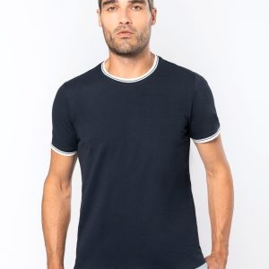 K373 - T-shirt piqué uomo girocollo