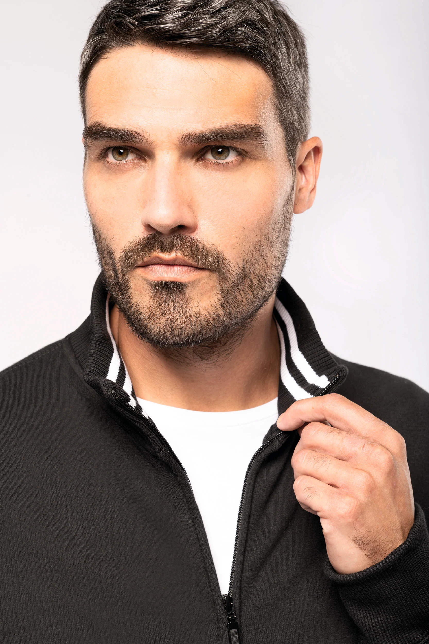 K456 - Felpa uomo full zip - immagine 4