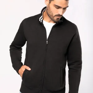 K456 - Felpa uomo full zip