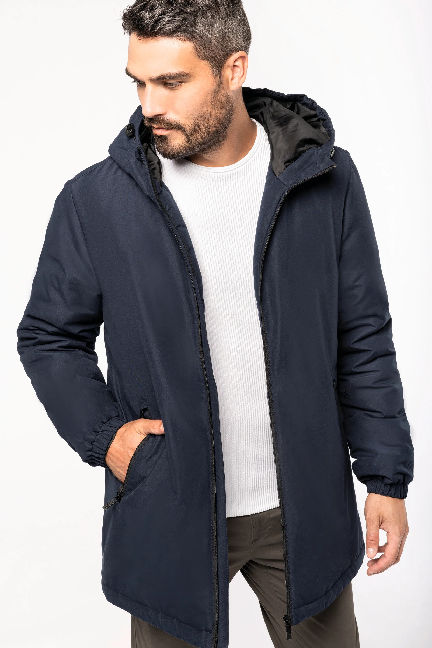 K6152 - Parka riciclato con cappuccio - immagine 4