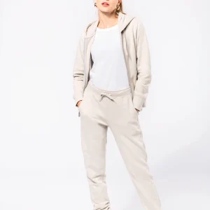 K4031 - Felpa eco-sostenibile donna con cappuccio e zip