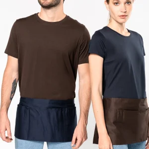 K896 - Grembiule corto in policotone