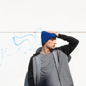 KP890 - Berretto con patch reciclato