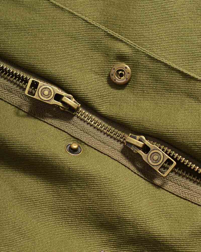 Lambretta Mens Khaki Green Vintage Parka - immagine 6