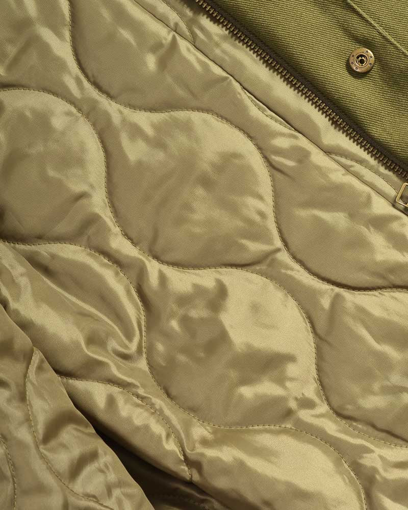 Lambretta Mens Khaki Green Vintage Parka - immagine 5