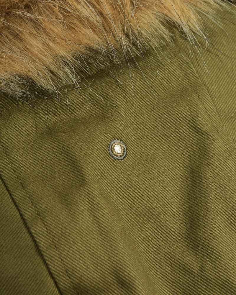 Lambretta Mens Khaki Green Vintage Parka - immagine 4