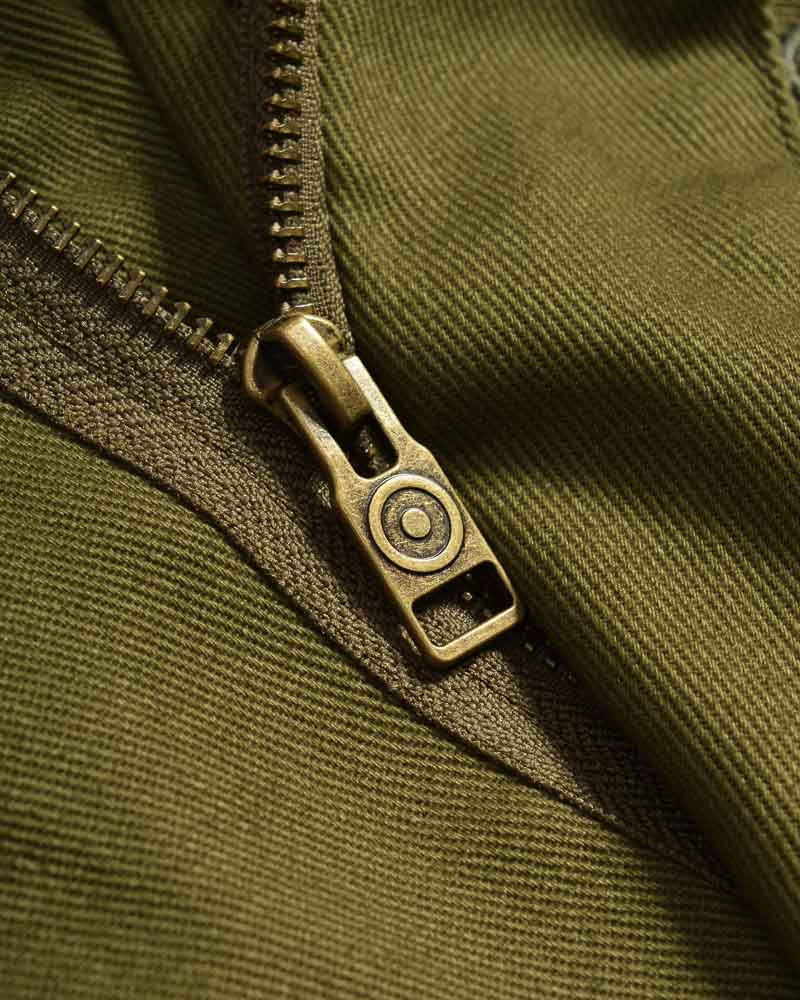 Lambretta Mens Khaki Green Vintage Parka - immagine 7