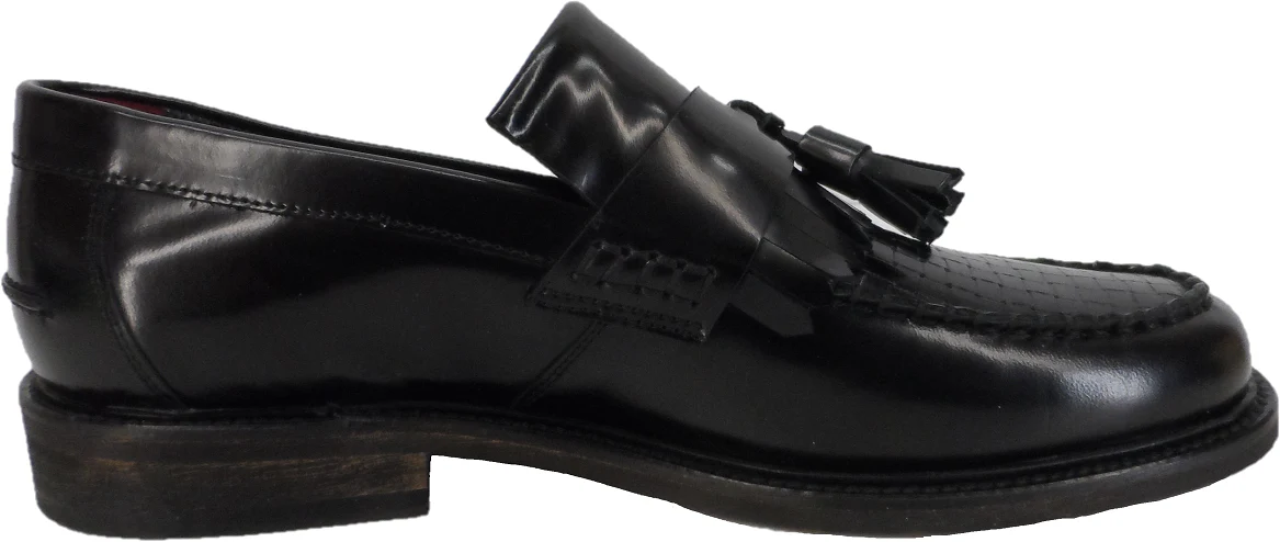 Delicious Junction Black Locky Mod SKA Loafers Shoes - immagine 5