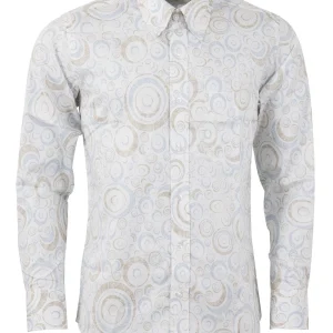 Relco Mens Limited Edition Retro Print Button Down Shirt