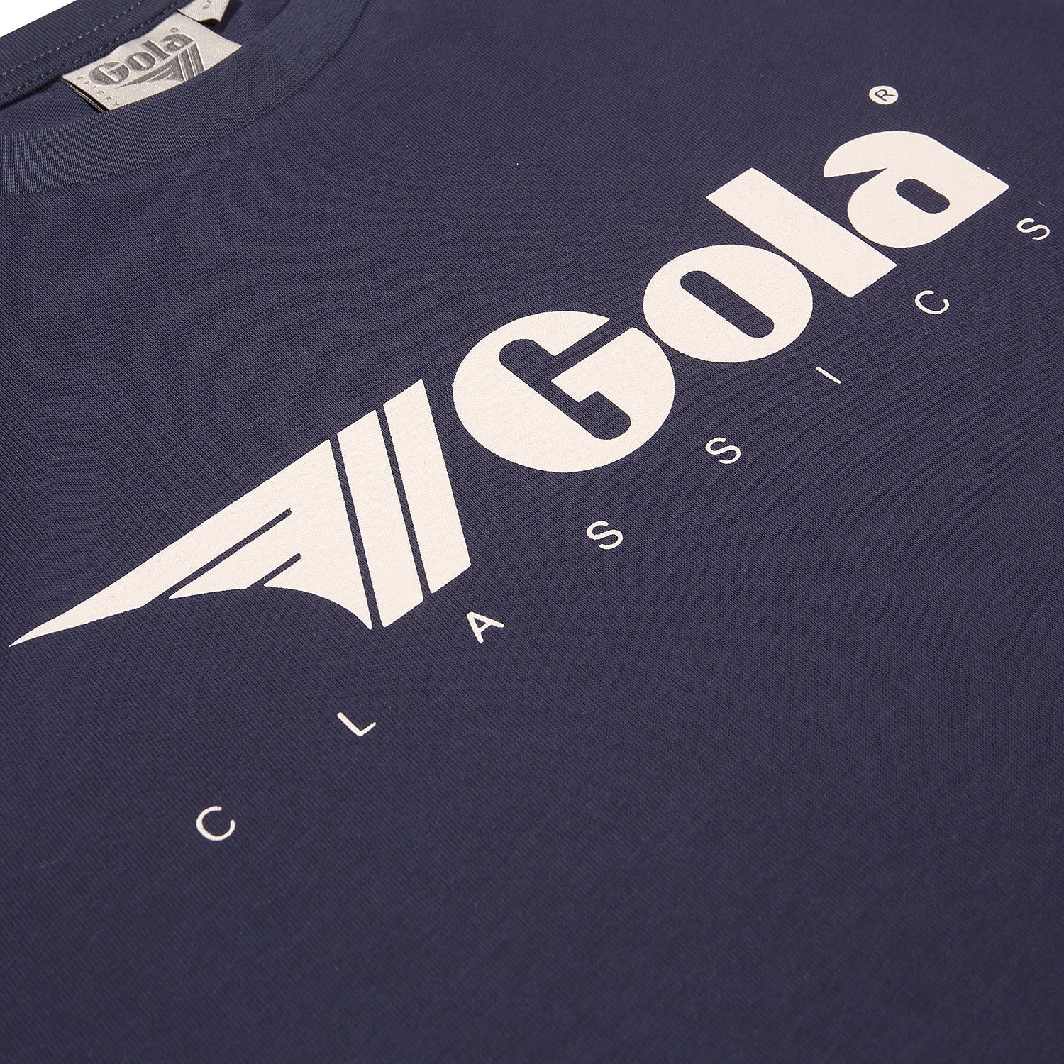 Gola Mens Navy Blue Retro Logo T Shirt - immagine 6