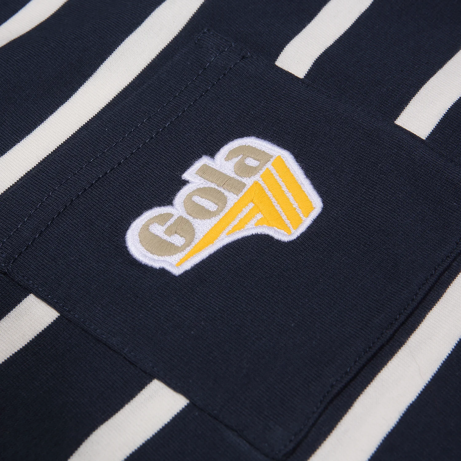 Gola Mens Navy Striped Retro T Shirt - immagine 4