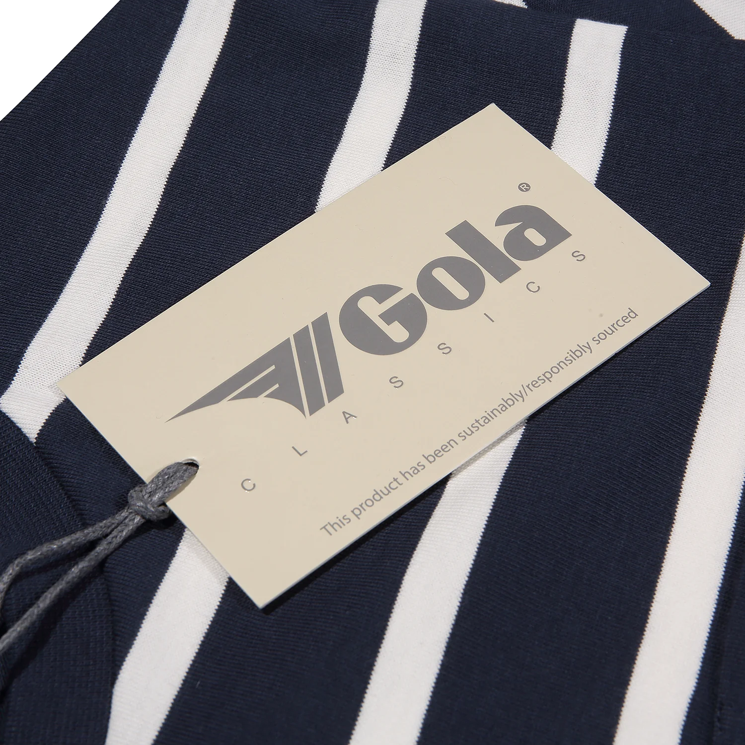 Gola Mens Navy Striped Retro T Shirt - immagine 6