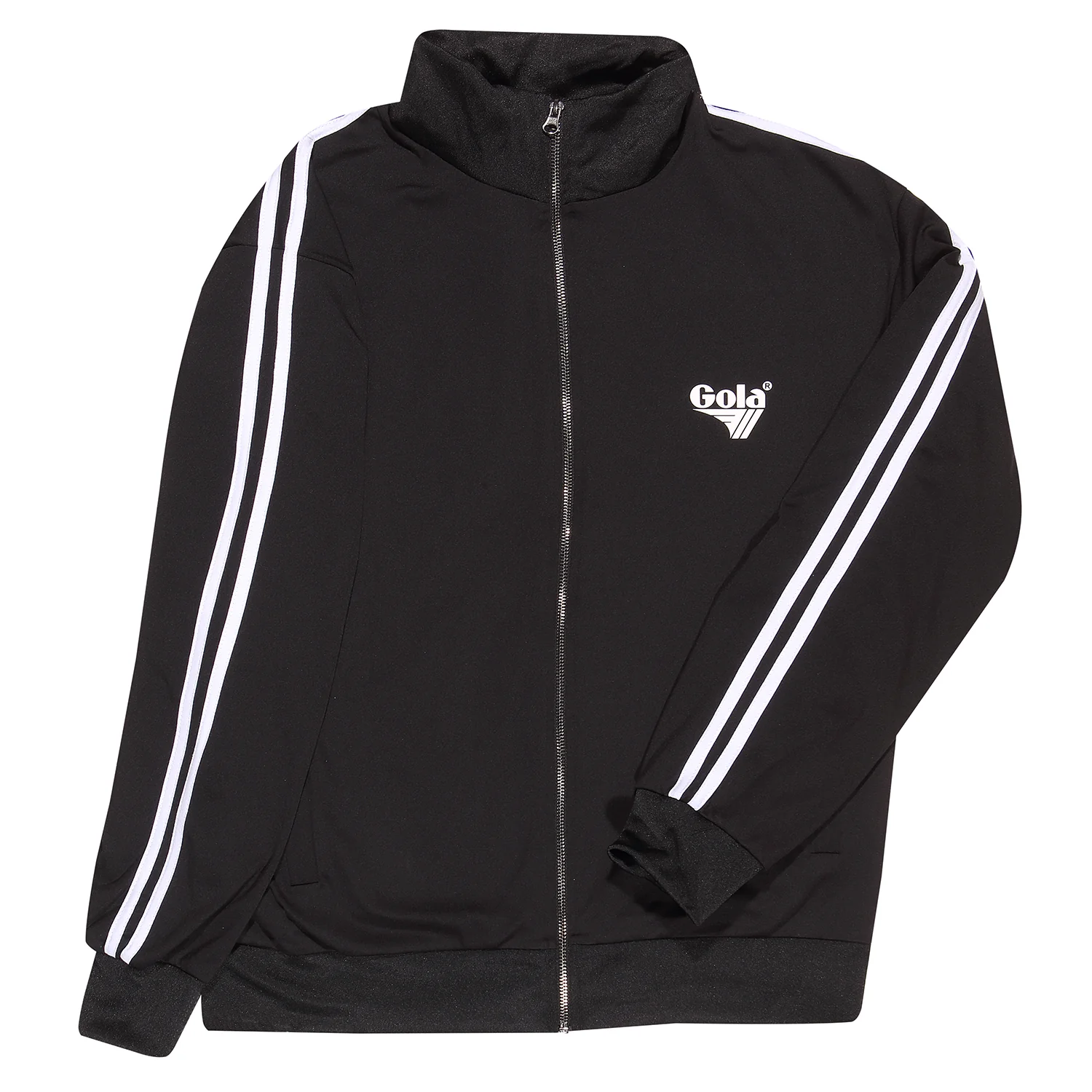 Gola Mens Black 70s Retro Stripe One Stipe Track Tops - immagine 6