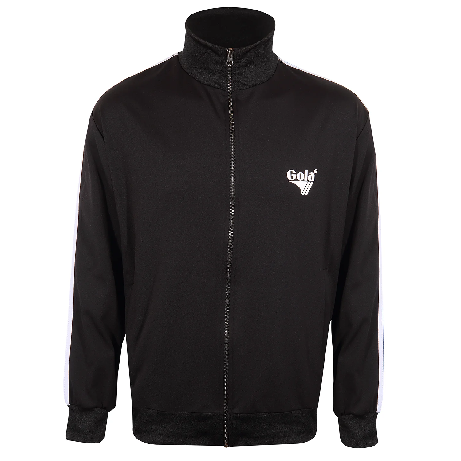 Gola Mens Black 70s Retro Stripe One Stipe Track Tops