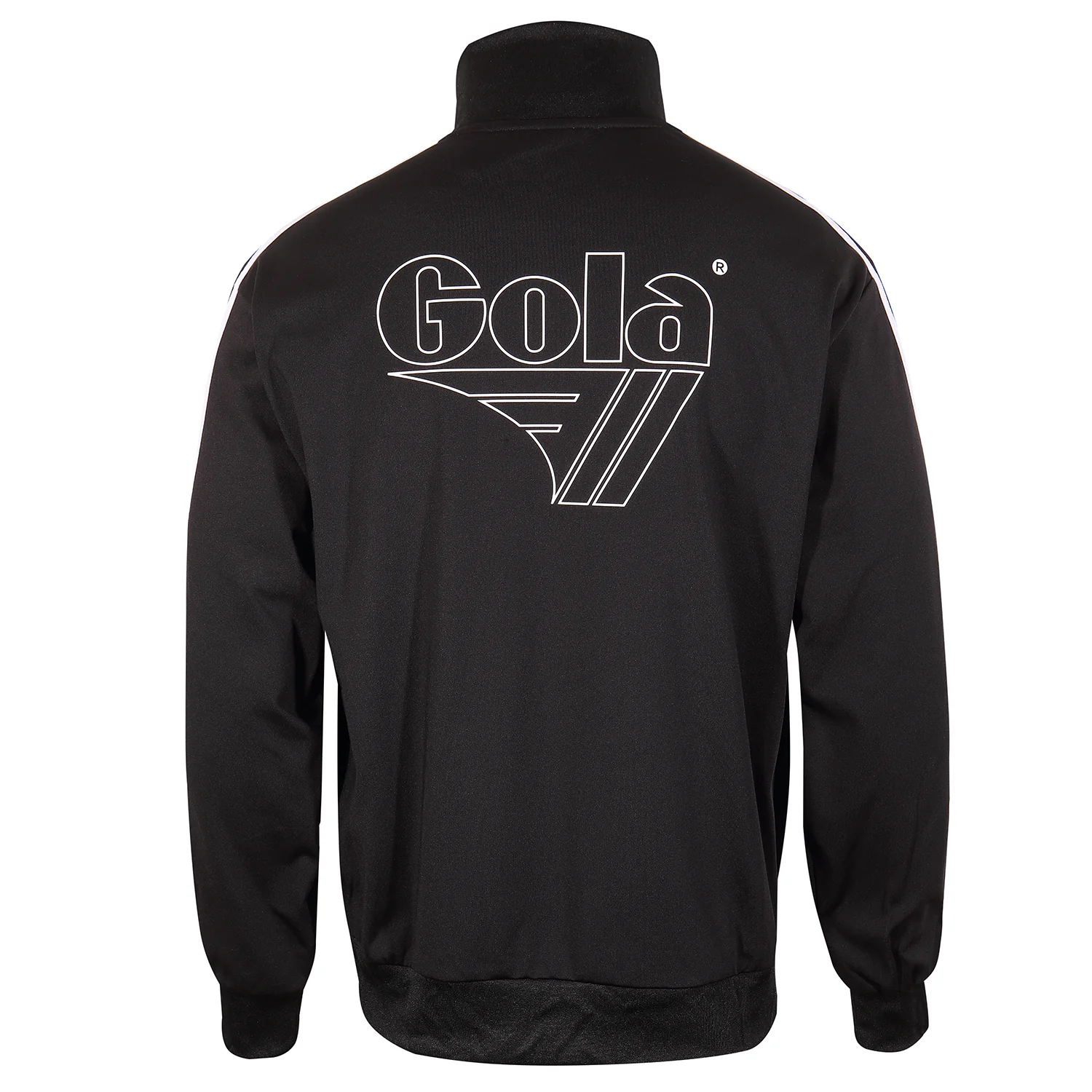 Gola Mens Black 70s Retro Stripe One Stipe Track Tops - immagine 4