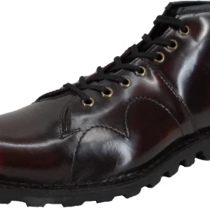 Grafters Original 1970's Style Oxblood Rub Off Leather Monkey Boots