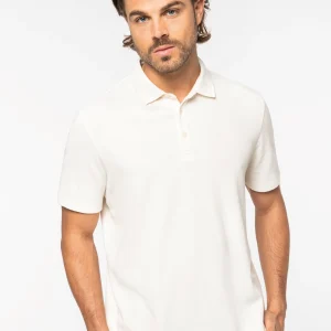 NS205 - Polo uomo in maglia goffrata
