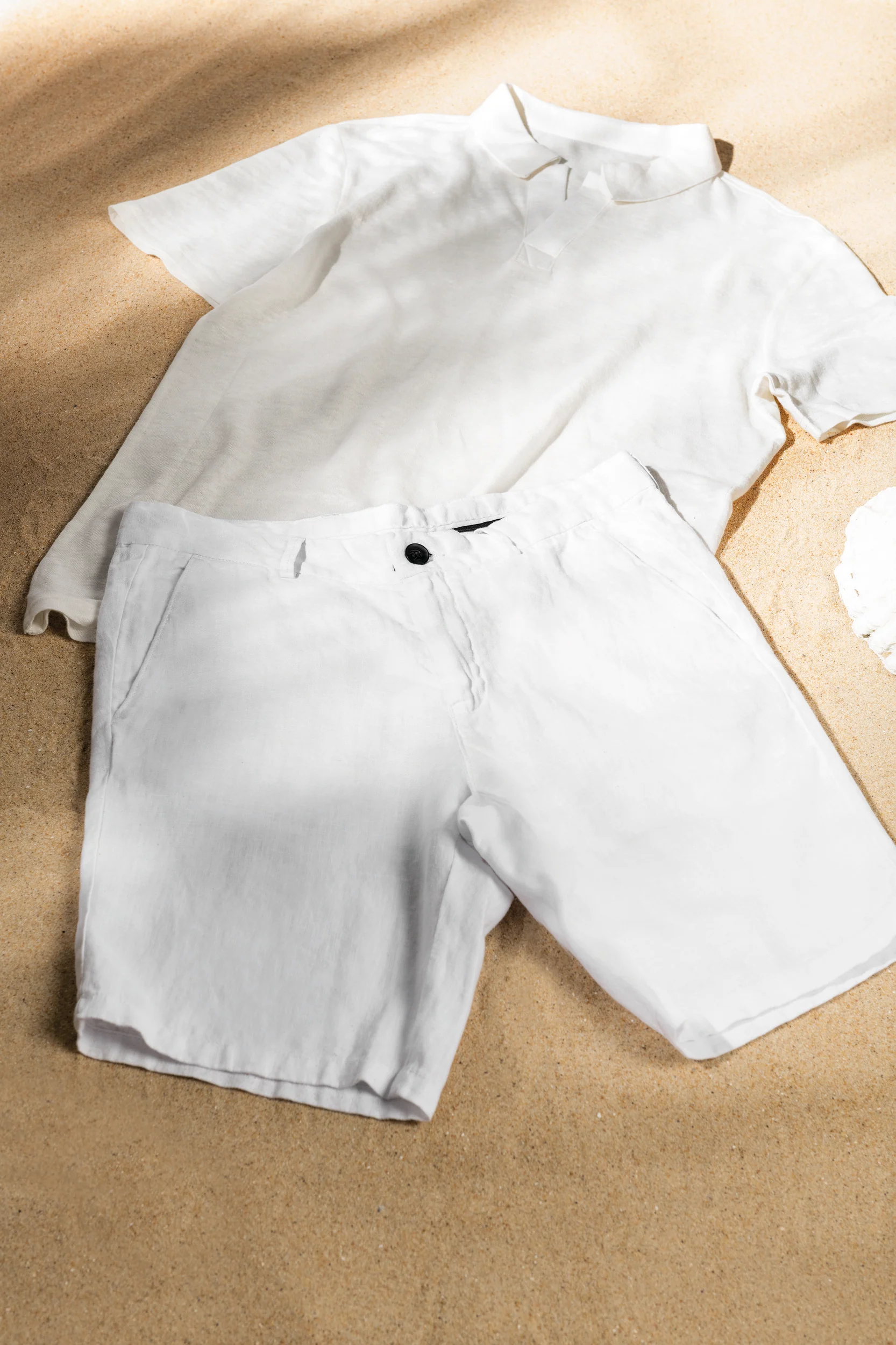 NS711 - Bermuda uomo in lino - immagine 3