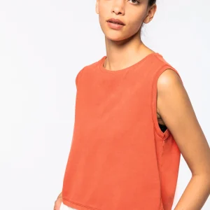 NS342 - T-shirt corta donna senza maniche - 165g