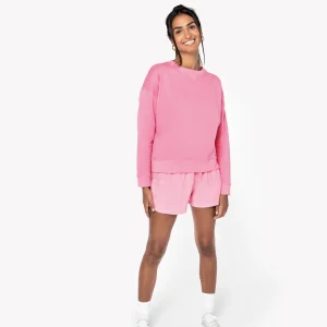 NS420 - Felpa donna ecosostenibile con spalle cascanti