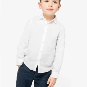 NS512 - Camicia bambino in lino
