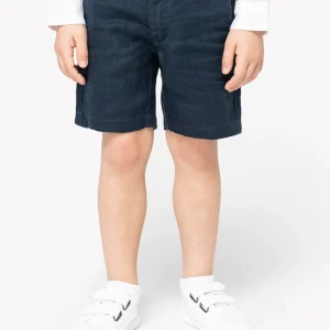 NS709 - Bermuda bambino in lino