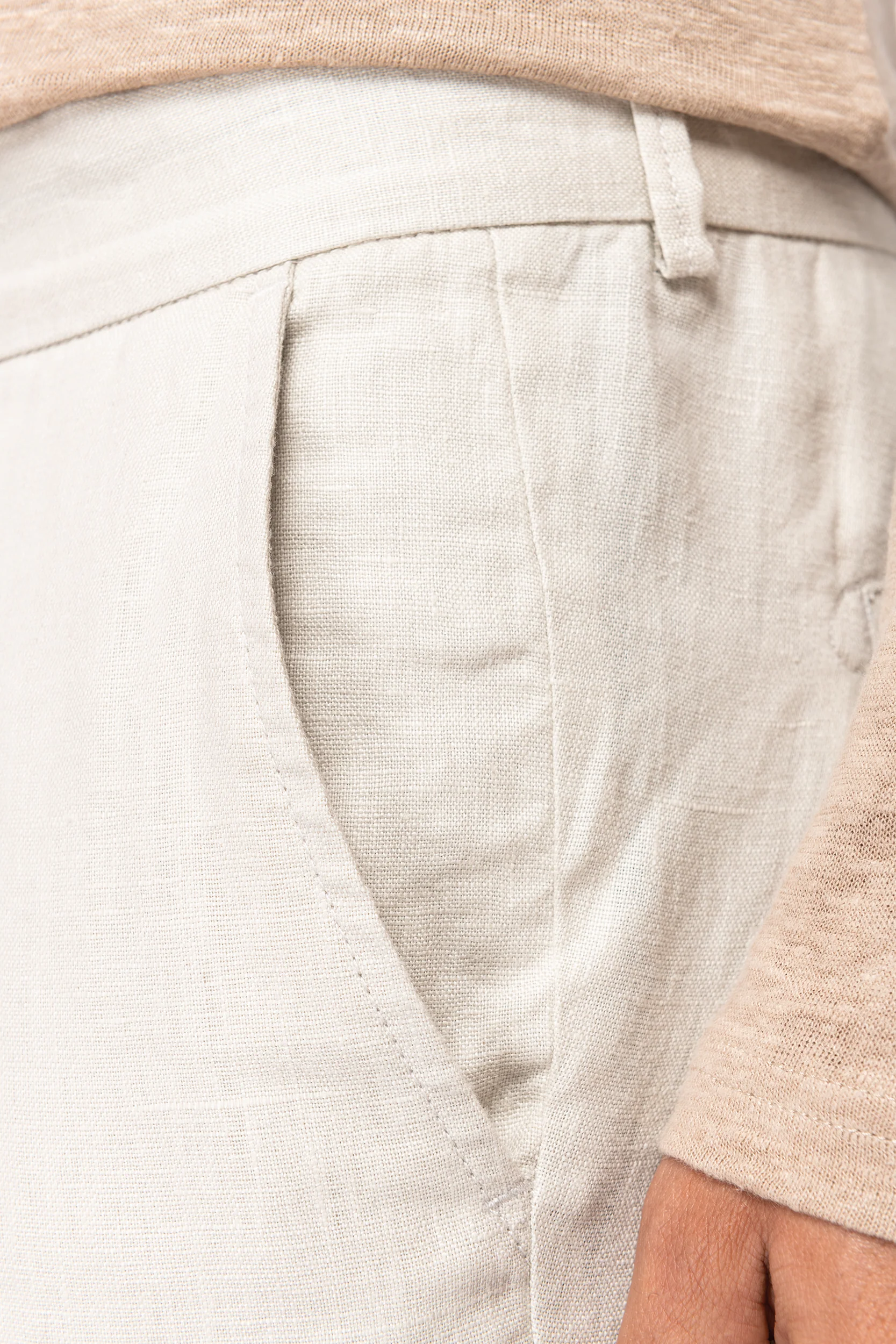 NS711 - Bermuda uomo in lino - immagine 9