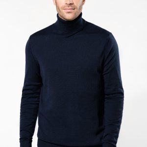 PK912 - Pullover uomo Merino con collo dolcevita
