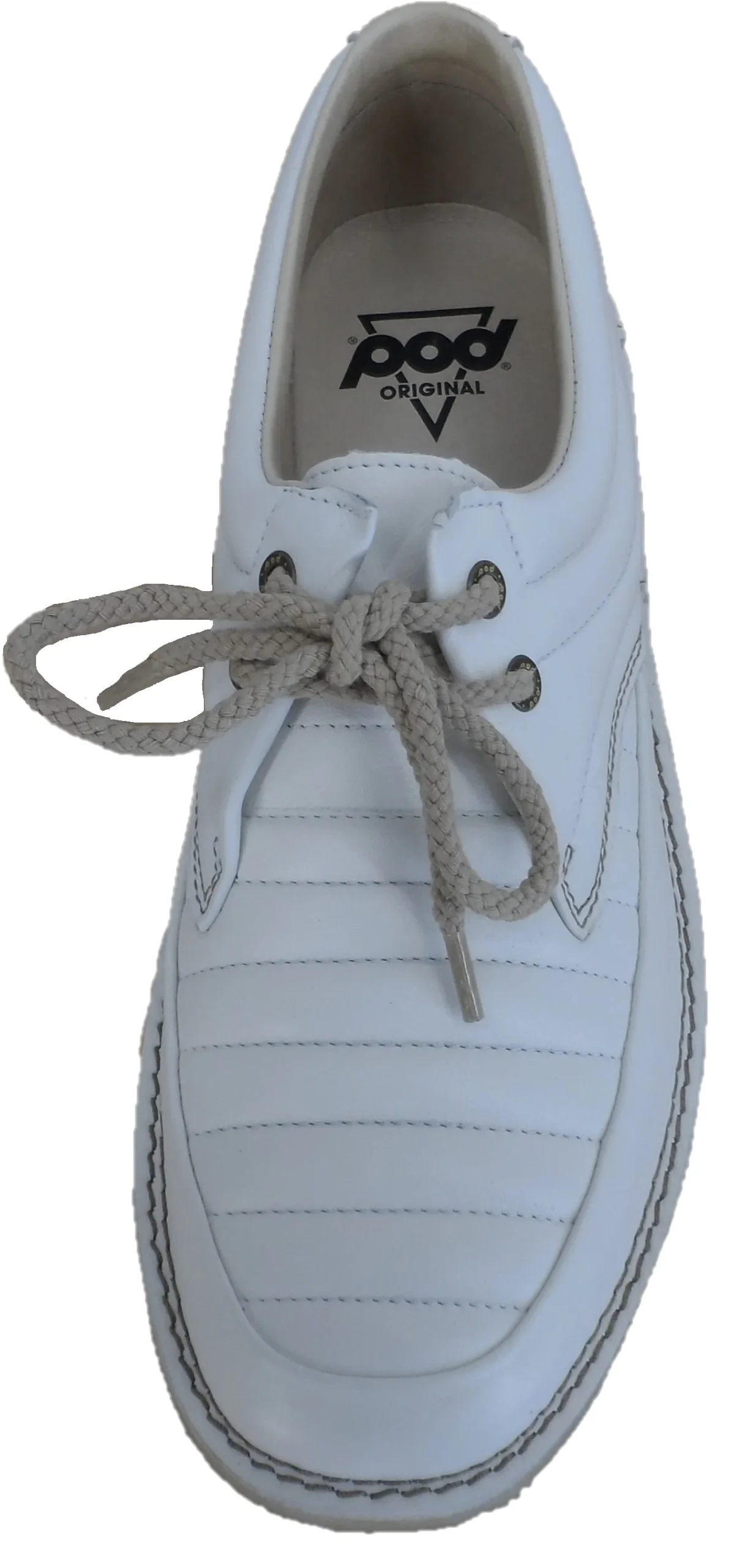 Pod Original White Jagger Retro Mod Leather Shoes - immagine 4