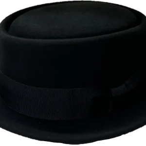 Mens Classic 100% Wool Porkpie Hats