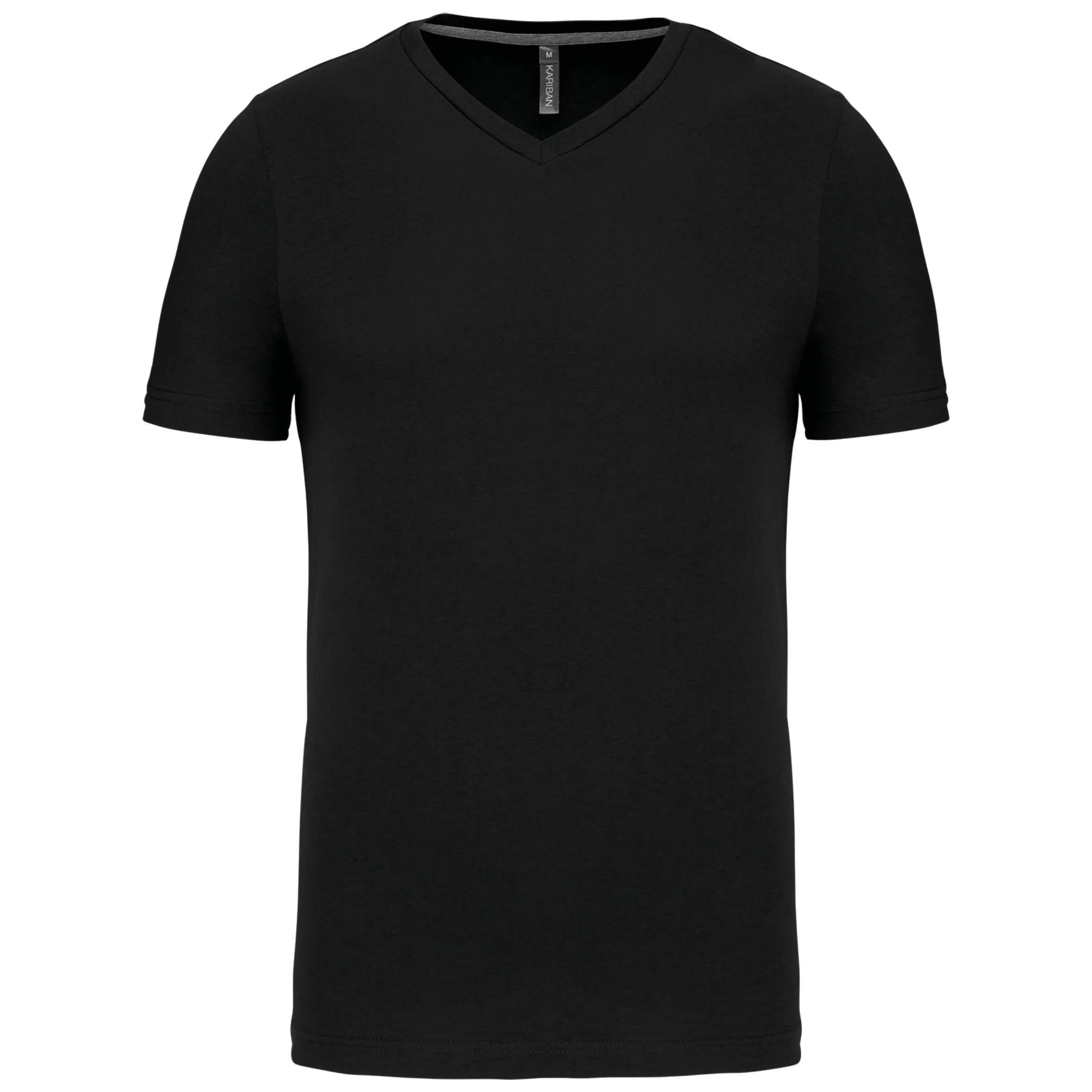 K357 - T-shirt uomo manica corta scollo a V - immagine 6
