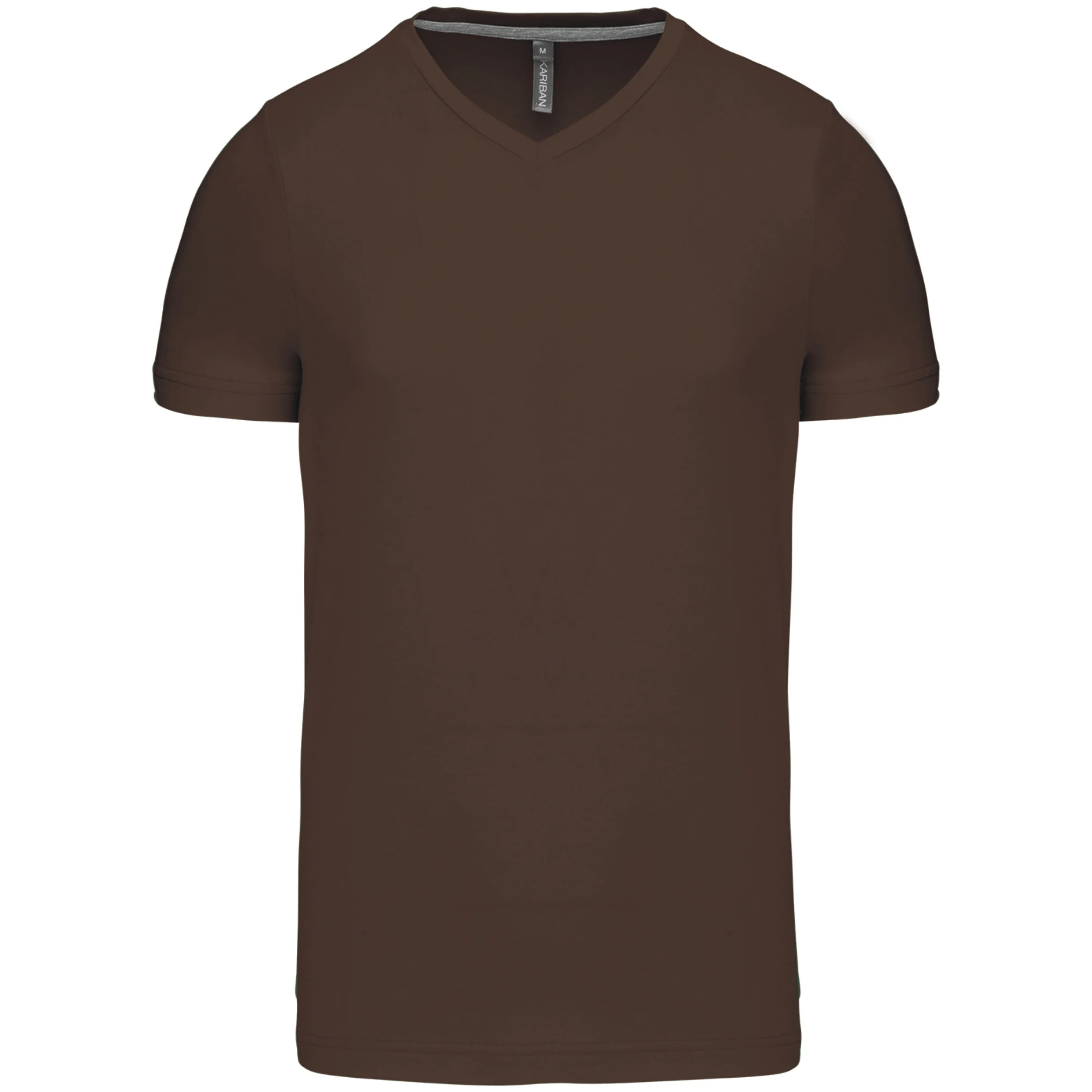 K357 - T-shirt uomo manica corta scollo a V - immagine 7