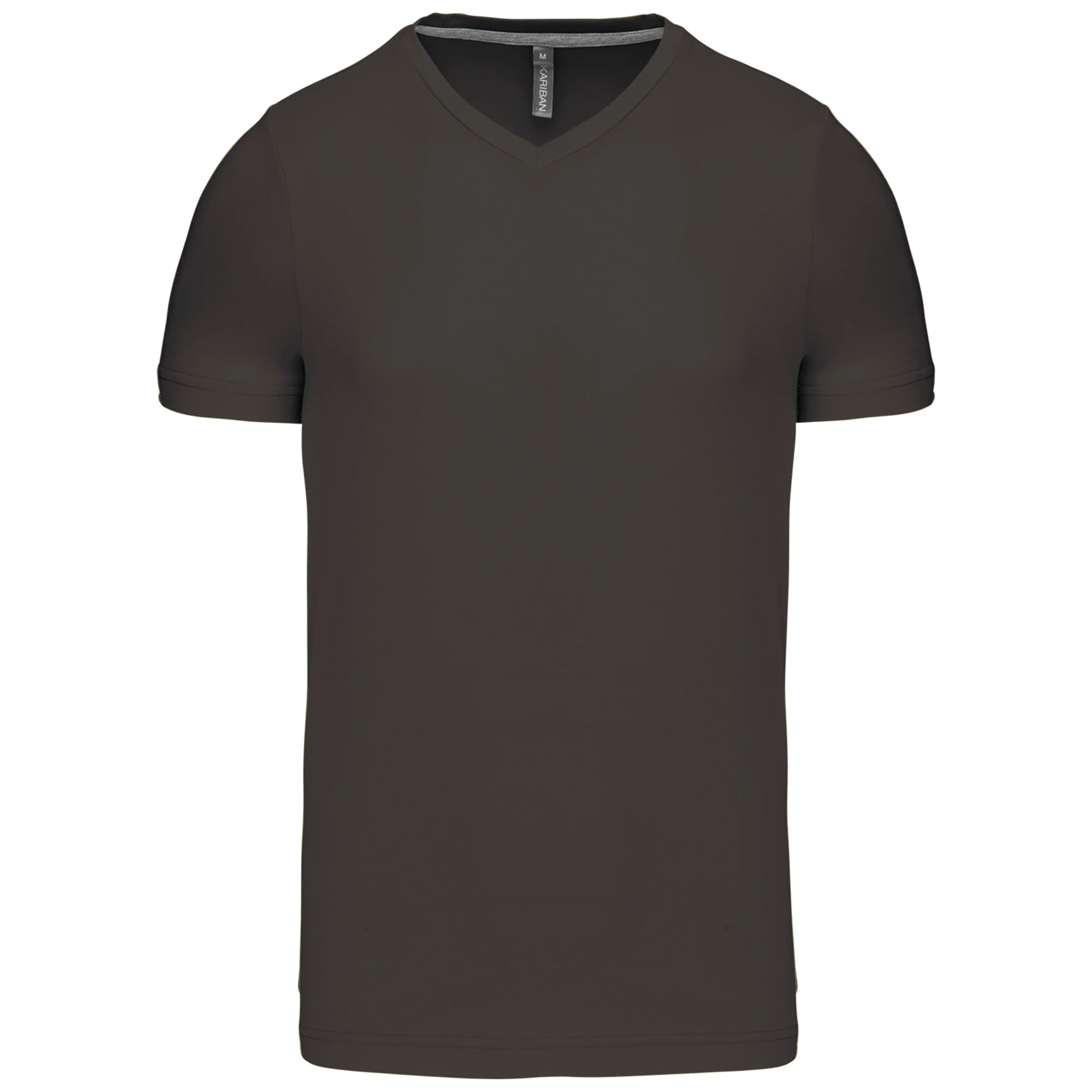 K357 - T-shirt uomo manica corta scollo a V - immagine 8
