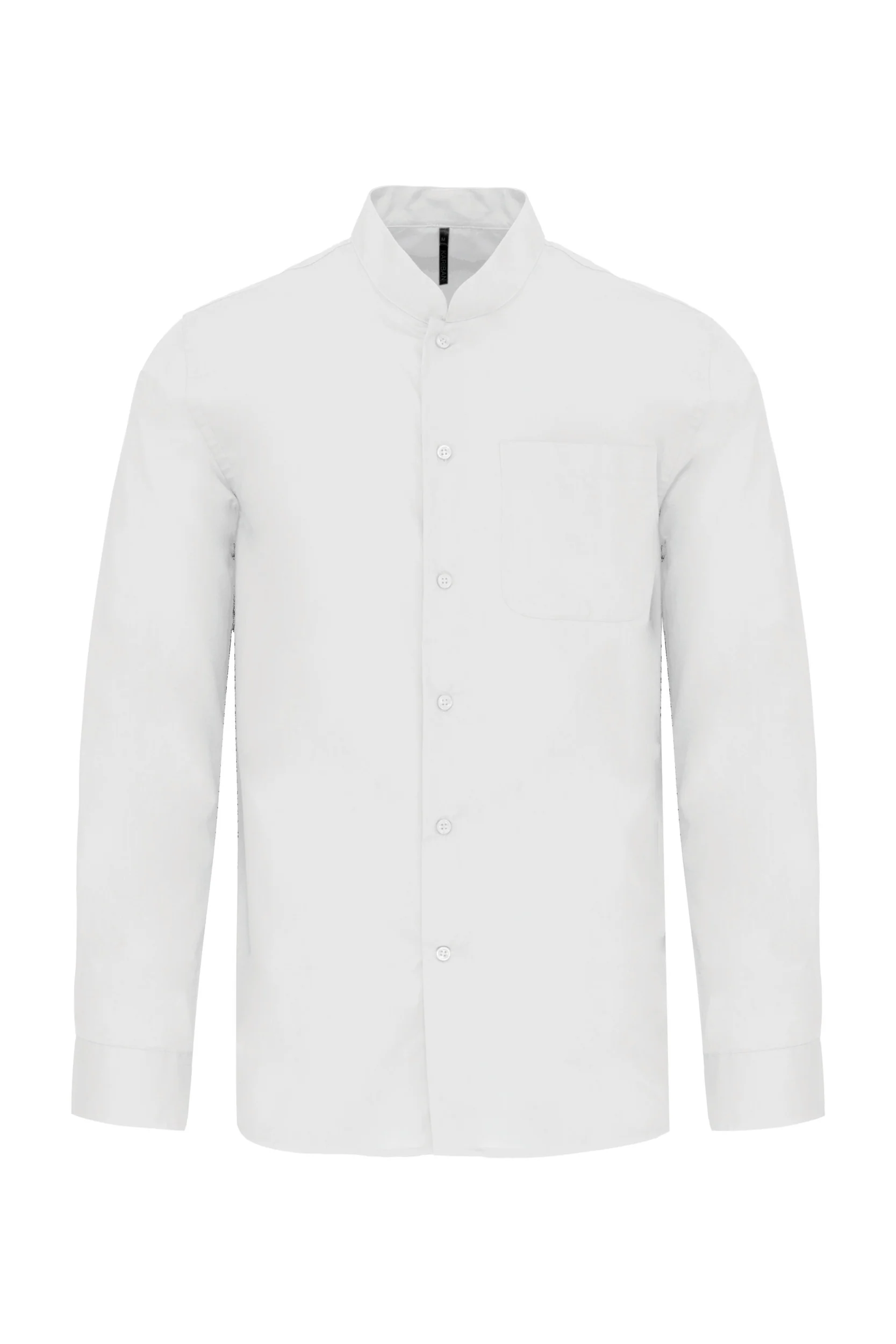 K515 - Camicia uomo collo alla coreana manica lunga - immagine 8