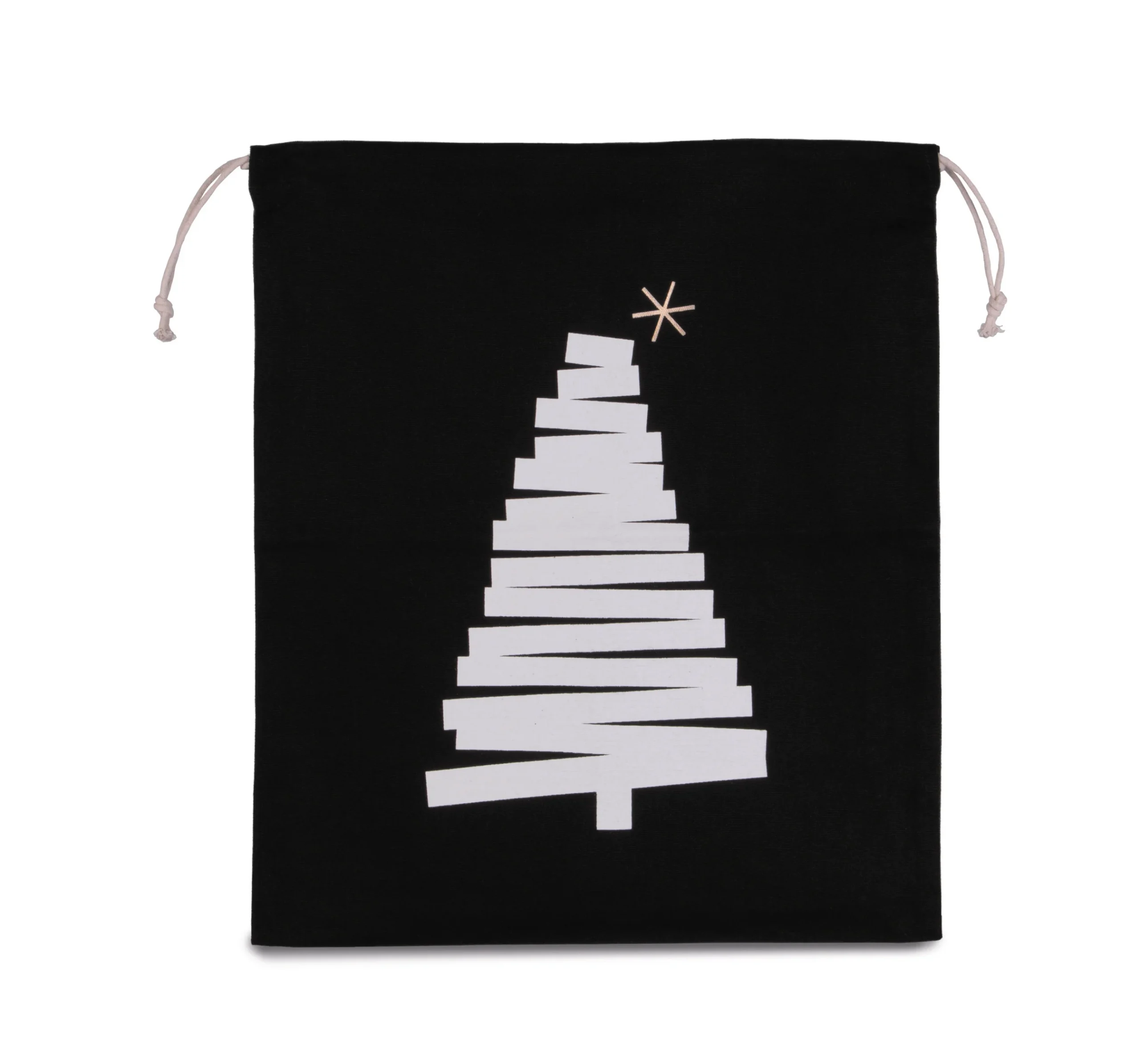 KI0746 - Borsa in cotone con motivo "Abete" - immagine 5