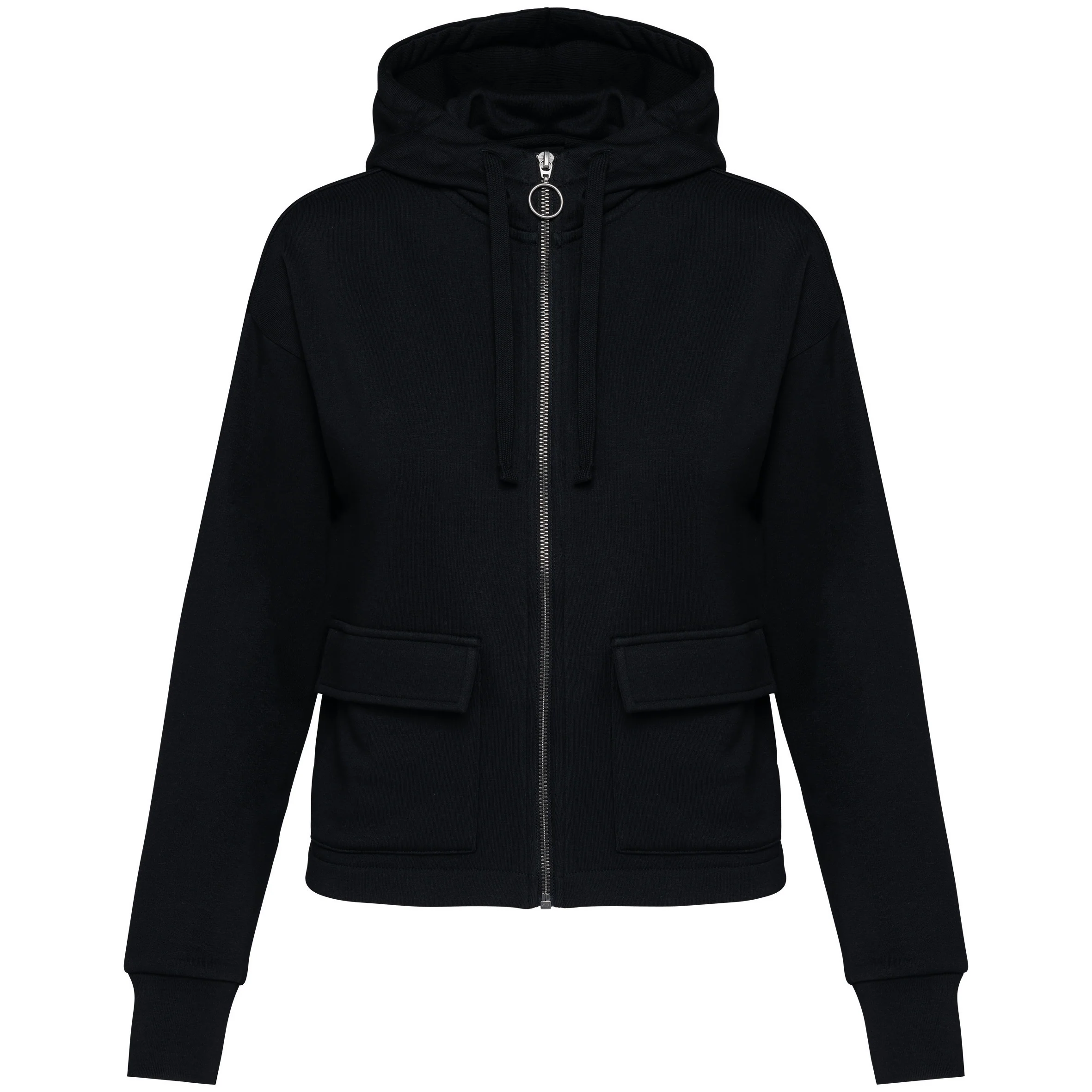 NS409 - Felpa con zip da donna - immagine 8