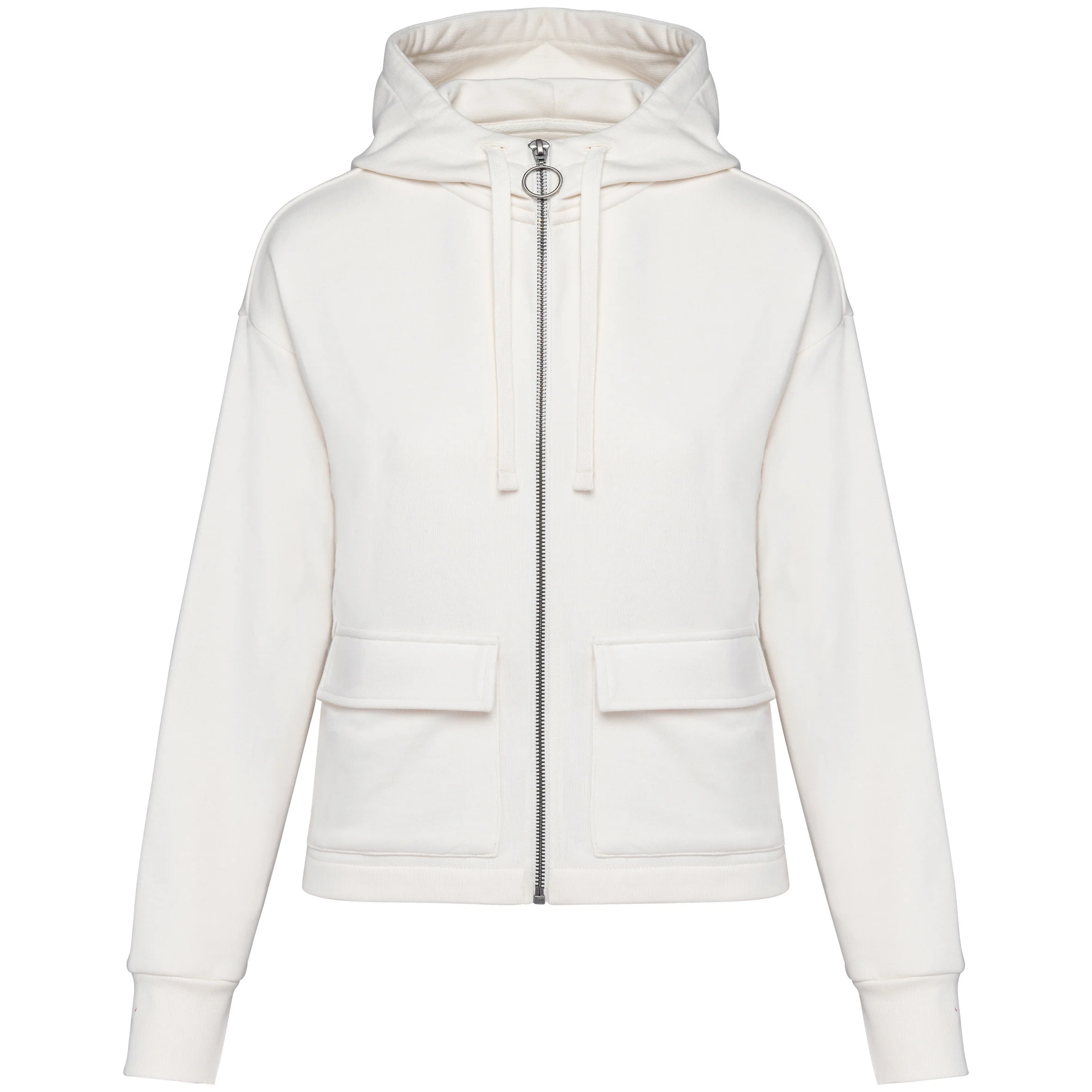 NS409 - Felpa con zip da donna - immagine 7