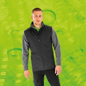 R902M - Bodywarmer softshell uomo in materiale riciclato