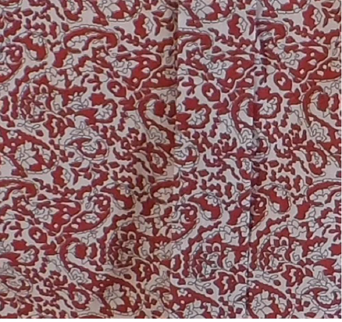 Relco Burgundy Paisley 100% Cotton Long Sleeved Button Down Shirts - immagine 4