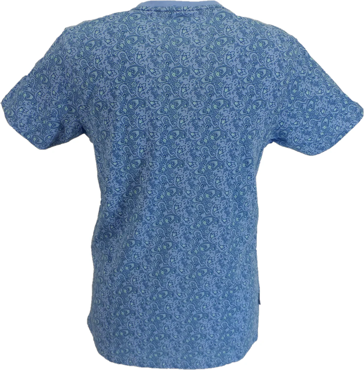 Lambretta Mens Provence Blue Paisley T-Shirt - immagine 3