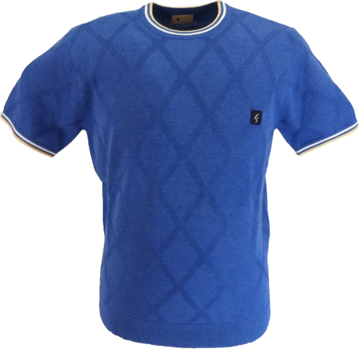 Gabicci Mens Santino Retro Sapphire Blue Jumper - immagine 2