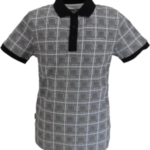 Lambretta Mens Big Check Polo Shirts