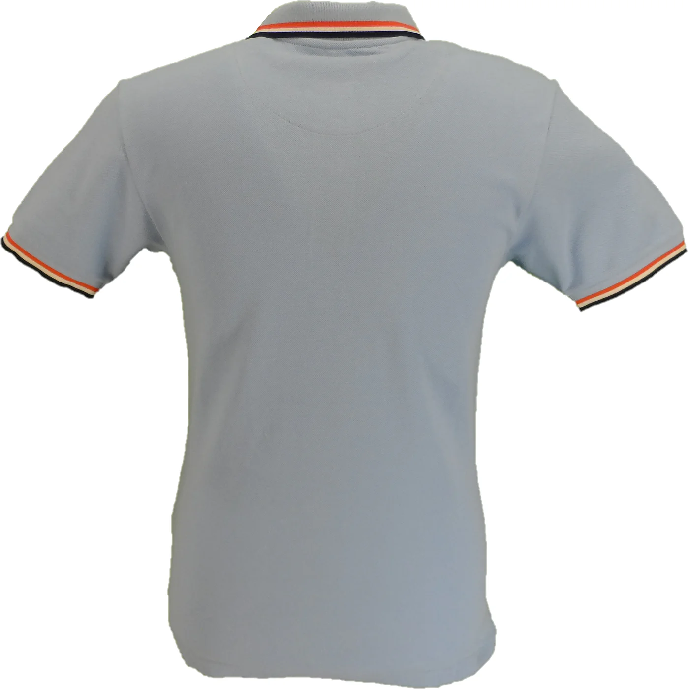 Trojan Mens Powder Blue Twin Tipped Polo Shirt - immagine 3