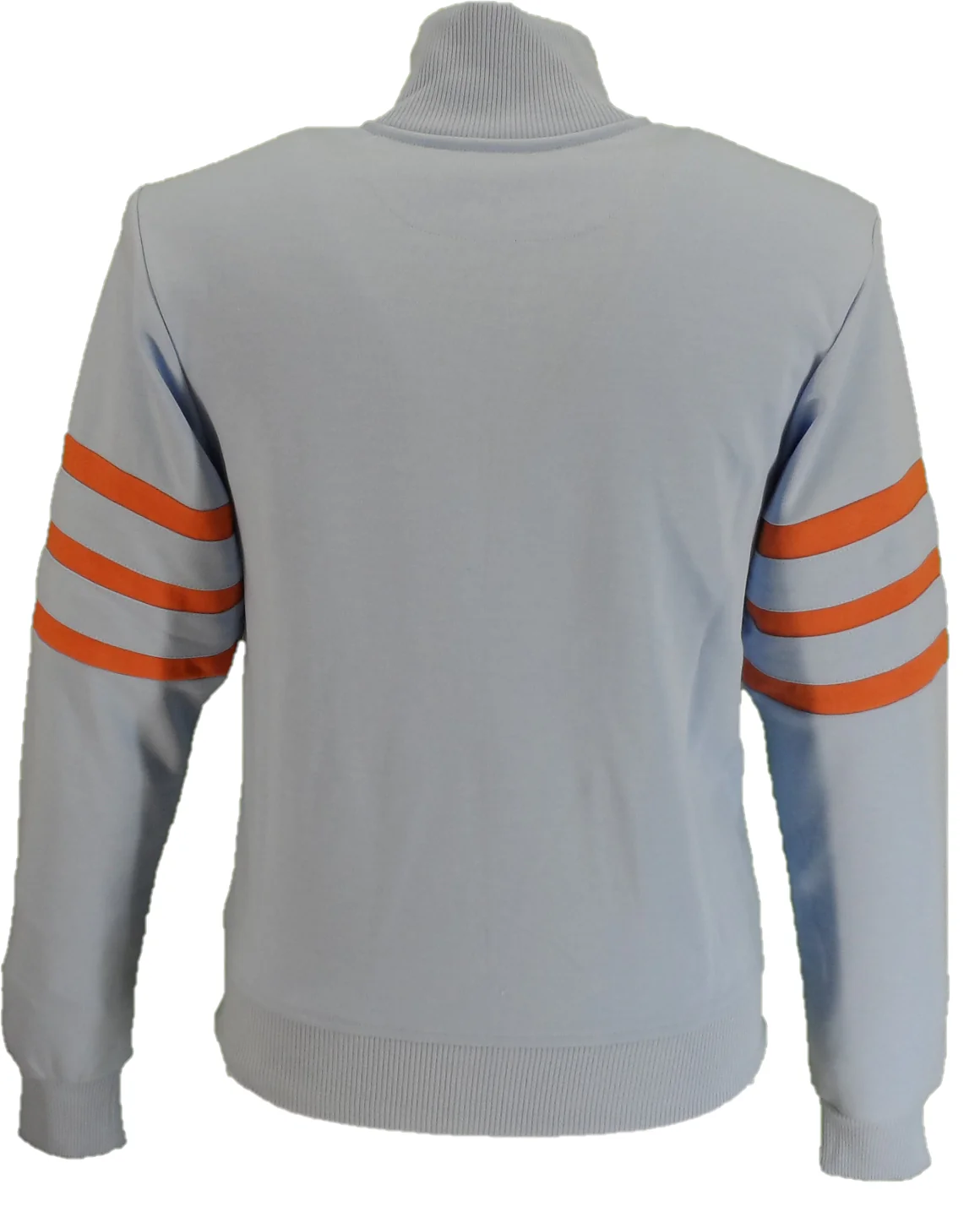 Trojan Mens Powder Blue Sleeve Stripe Zip Track Tops - immagine 3