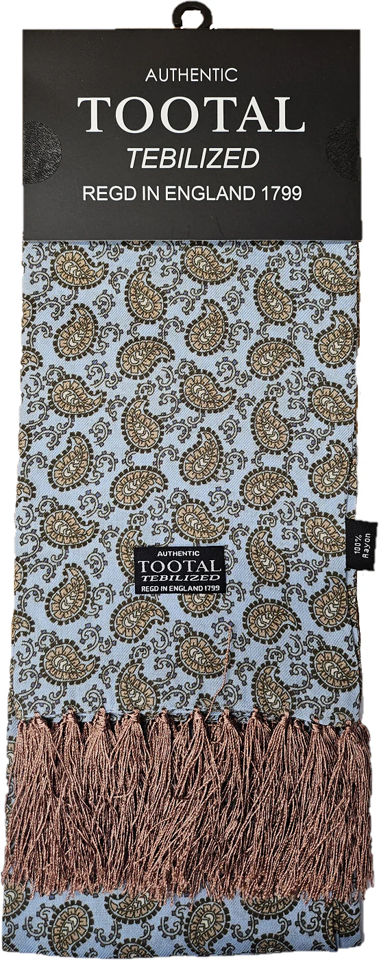 Tootal Mens Tebilized 100% Rayon Paisley Scarf - immagine 4