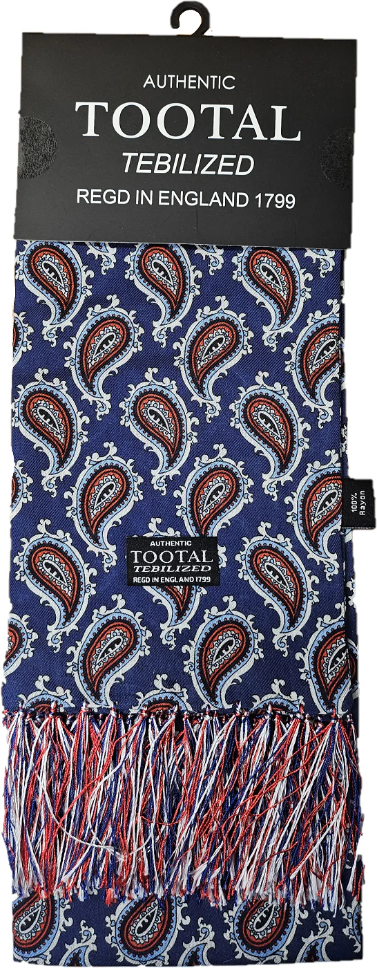 Tootal Mens Tebilized 100% Rayon Paisley Scarf - immagine 6