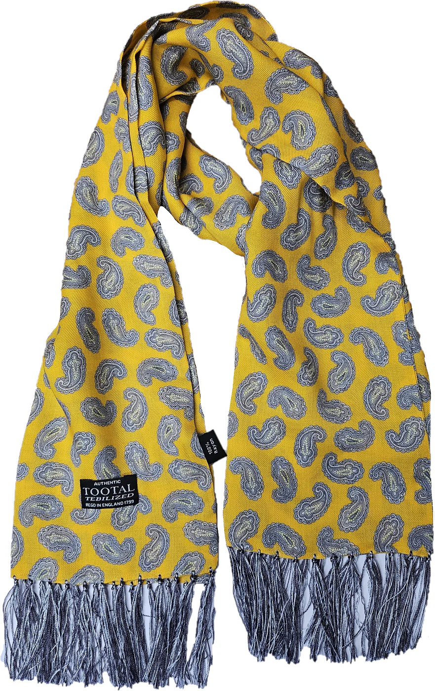 Tootal Mens Tebilized 100% Rayon Paisley Scarf - immagine 3