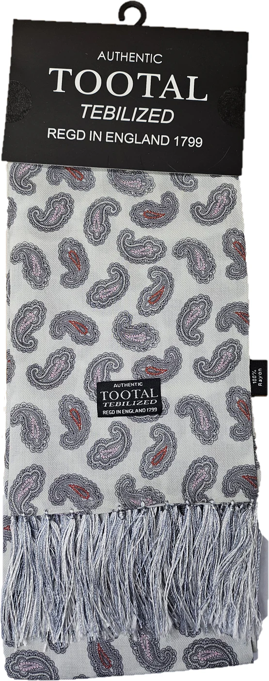 Tootal Mens Tebilized 100% Rayon Paisley Scarf - immagine 8